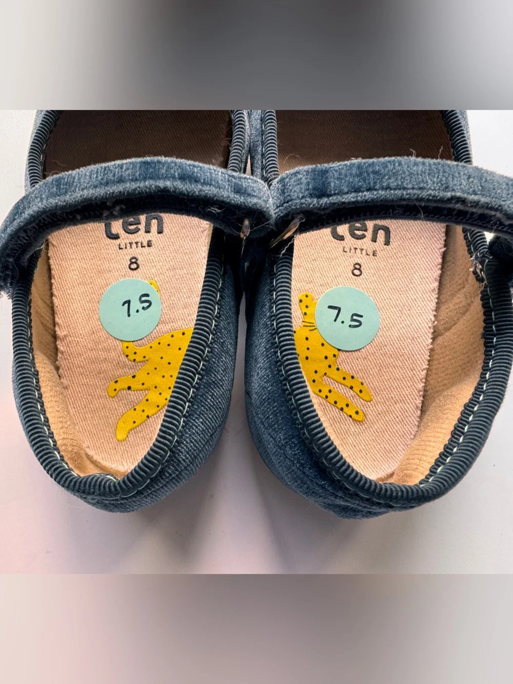 Ten Little Velvet Ballet Flats size 7.5T